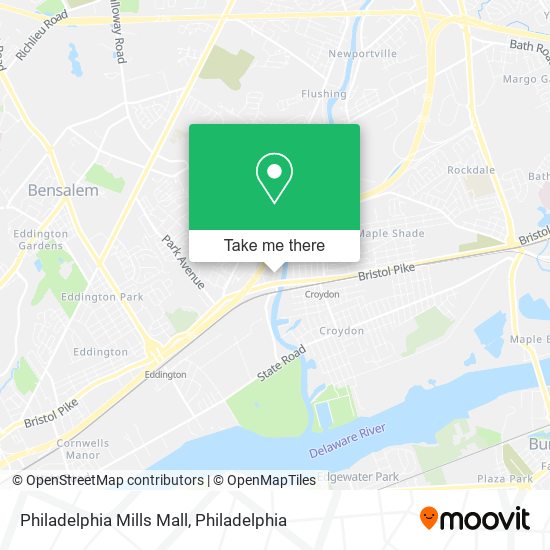 Mapa de Philadelphia Mills Mall