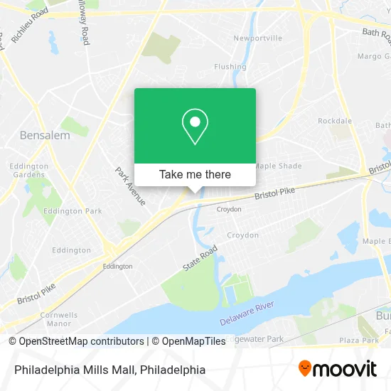 Philadelphia Mills Mall map