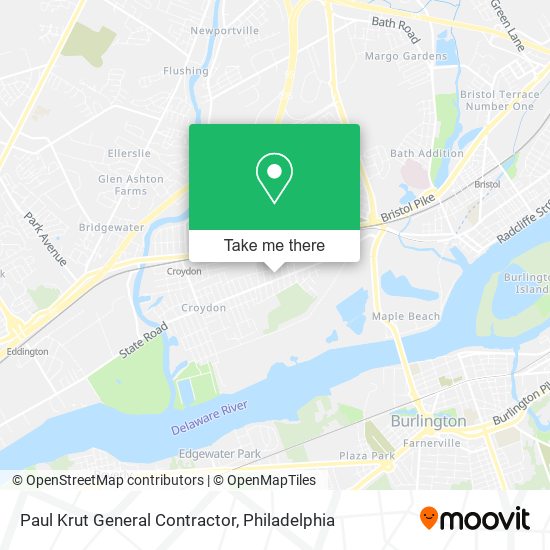 Mapa de Paul Krut General Contractor