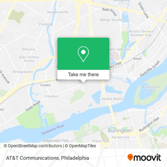 Mapa de AT&T Communications