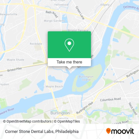 Corner Stone Dental Labs map