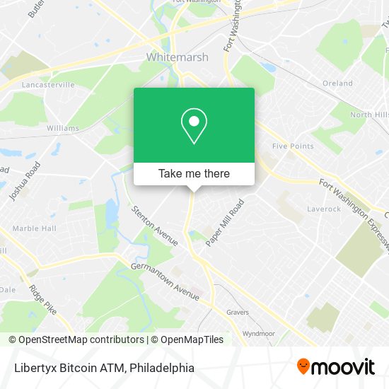 Libertyx Bitcoin ATM map