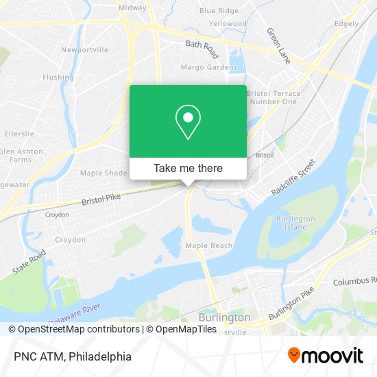 PNC ATM map