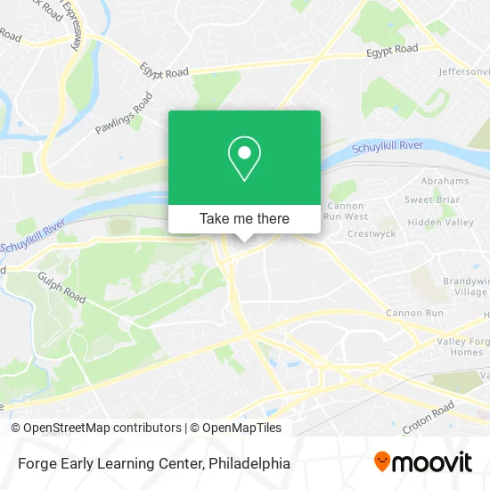Forge Early Learning Center map
