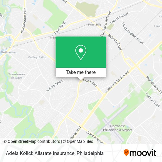 Adela Kolici: Allstate Insurance map