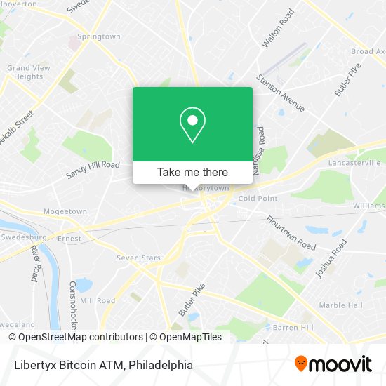 Mapa de Libertyx Bitcoin ATM