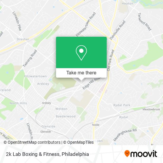 Mapa de 2k Lab Boxing & Fitness
