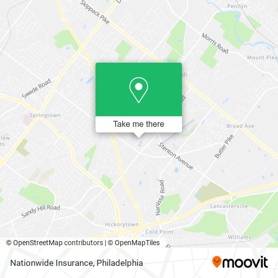 Nationwide Insurance map