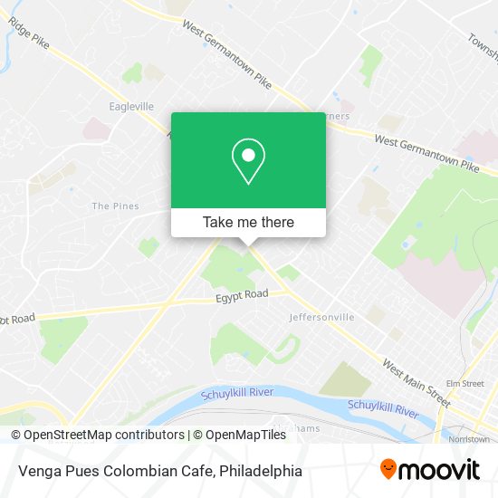 Venga Pues Colombian Cafe map