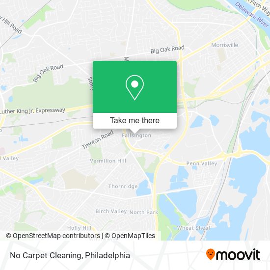 No Carpet Cleaning map