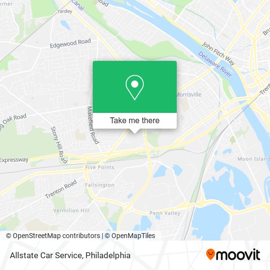 Allstate Car Service map