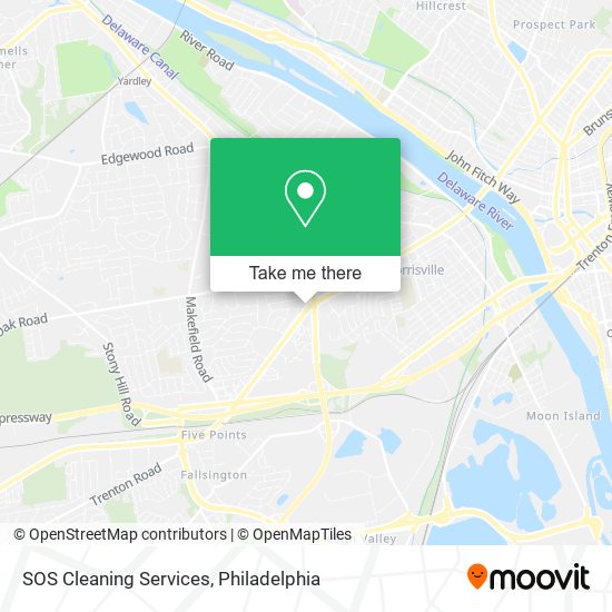 SOS Cleaning Services map