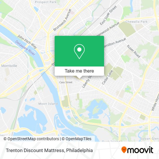 Mapa de Trenton Discount Mattress