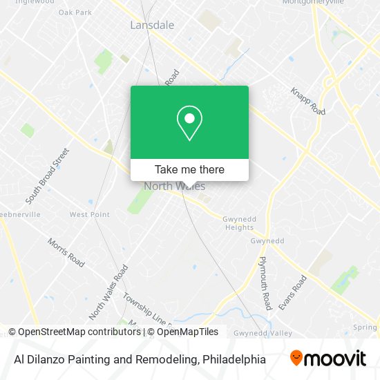 Al Dilanzo Painting and Remodeling map