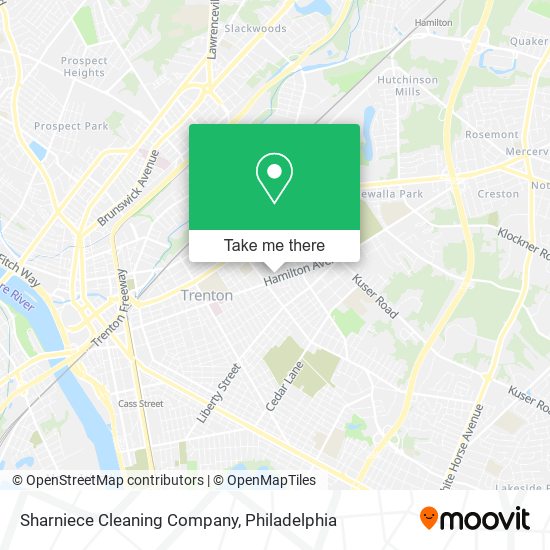 Sharniece Cleaning Company map