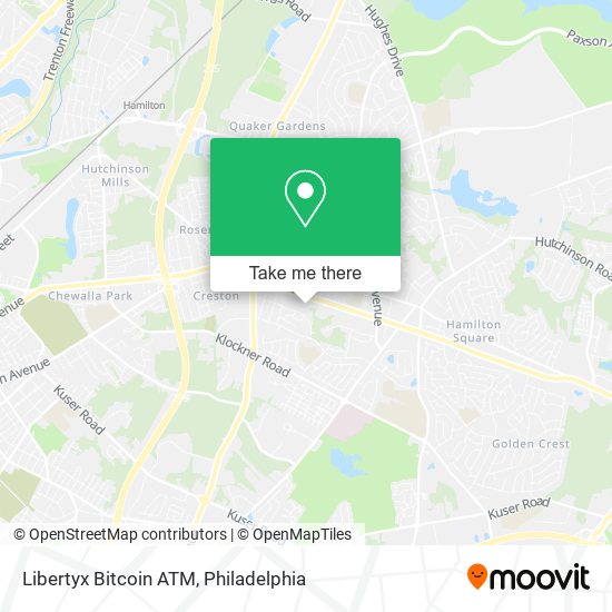 Mapa de Libertyx Bitcoin ATM