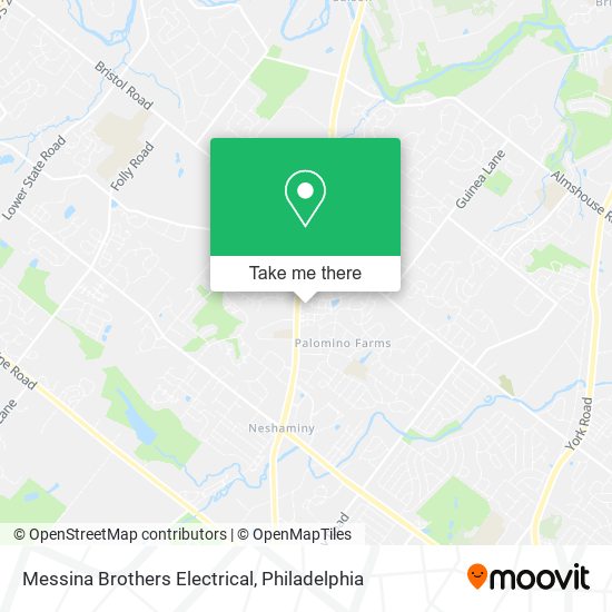 Messina Brothers Electrical map