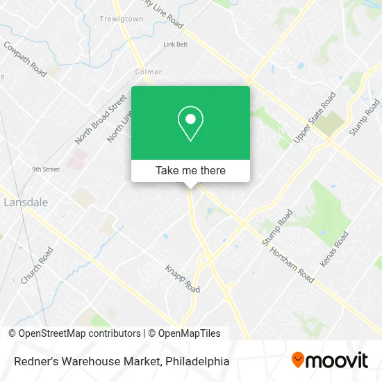 Redner's Warehouse Market map