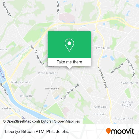 Mapa de Libertyx Bitcoin ATM