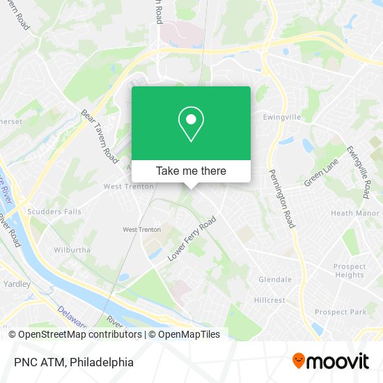 PNC ATM map