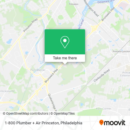 Mapa de 1-800 Plumber + Air Princeton