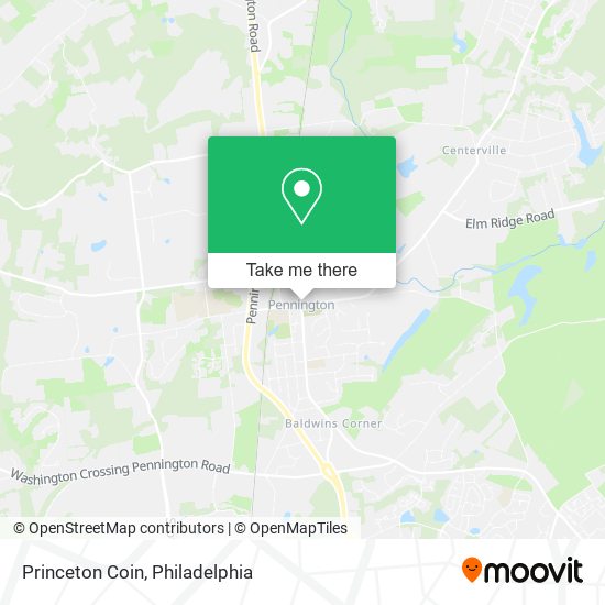 Princeton Coin map