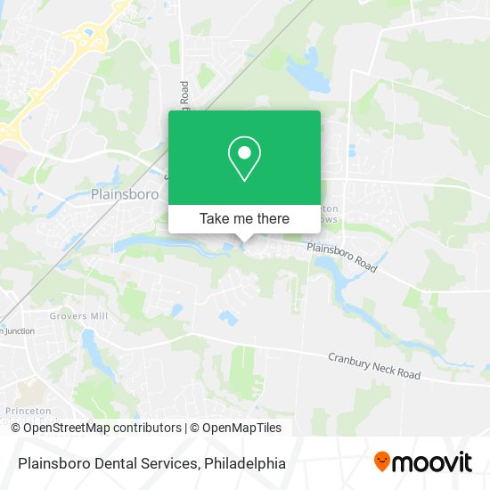 Plainsboro Dental Services map