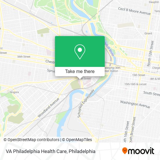 Mapa de VA Philadelphia Health Care