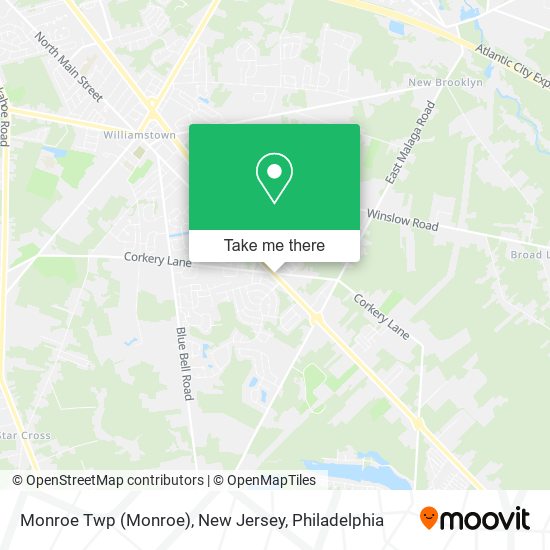 Monroe Twp (Monroe), New Jersey map