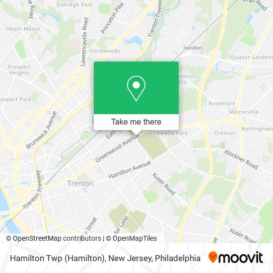 Hamilton Twp (Hamilton), New Jersey map