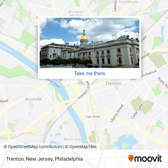 Trenton, New Jersey map