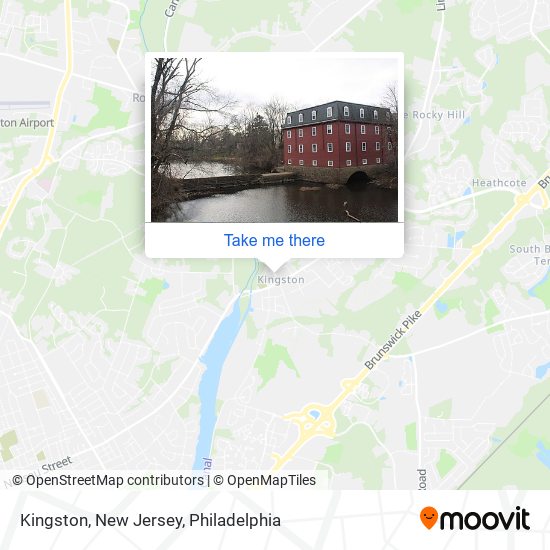 Kingston, New Jersey map