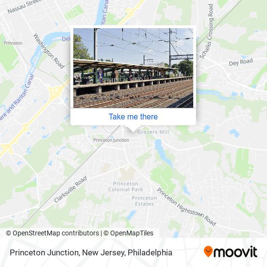 Mapa de Princeton Junction, New Jersey