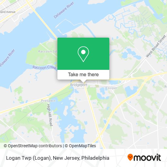 Logan Twp (Logan), New Jersey map