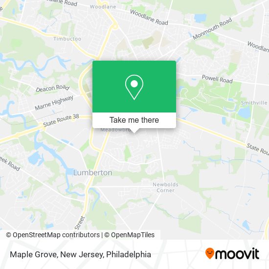 Maple Grove, New Jersey map