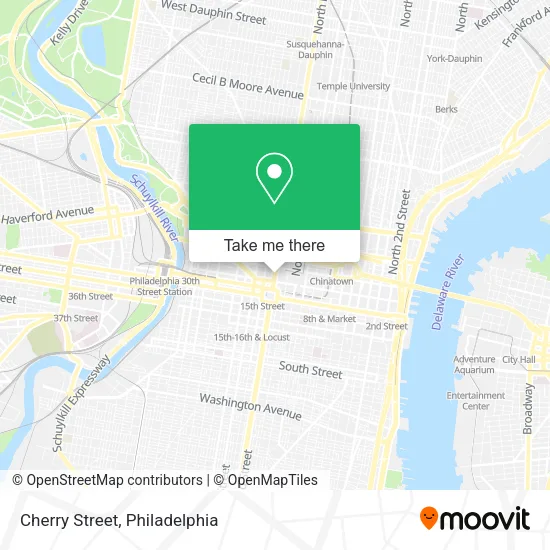 Cherry Street map