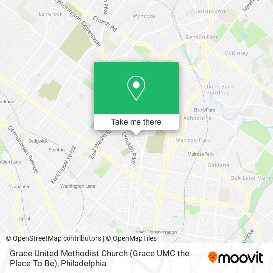 Mapa de Grace United Methodist Church (Grace UMC the Place To Be)