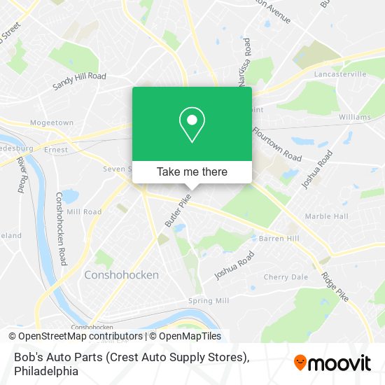 Bob's Auto Parts (Crest Auto Supply Stores) map