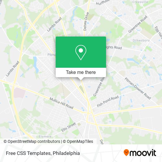 Free CSS Templates map