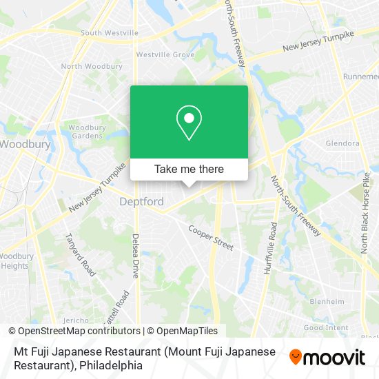 Mt Fuji Japanese Restaurant map