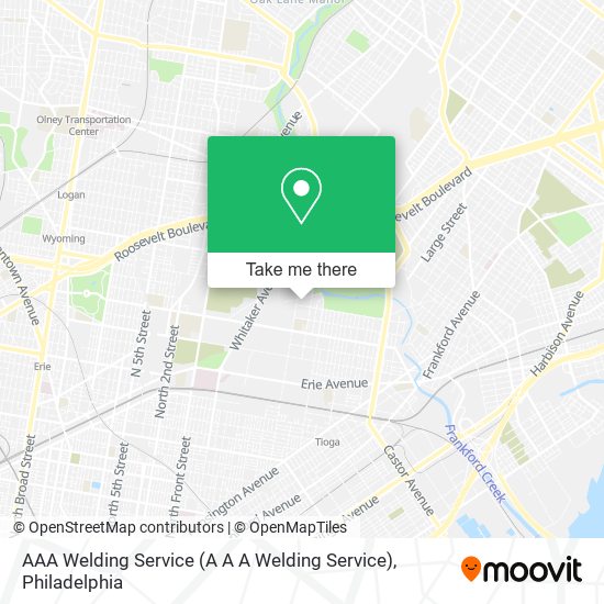 AAA Welding Service (A A A Welding Service) map
