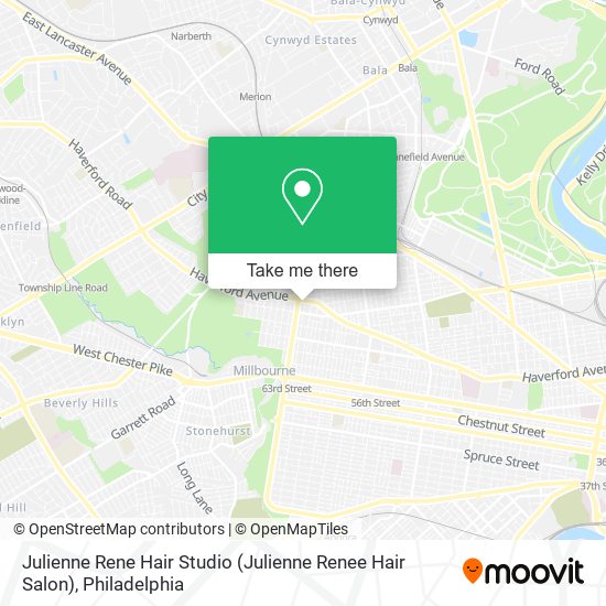 Mapa de Julienne Rene Hair Studio (Julienne Renee Hair Salon)