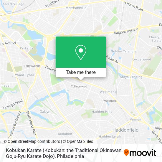 Mapa de Kobukan Karate (Kobukan: the Traditional Okinawan Goju-Ryu Karate Dojo)
