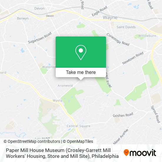 Paper Mill House Museum (Crosley-Garrett Mill Workers' Housing, Store and Mill Site) map