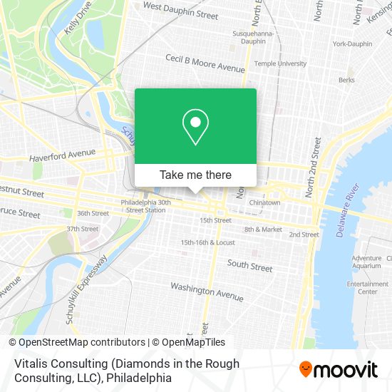 Mapa de Vitalis Consulting (Diamonds in the Rough Consulting, LLC)