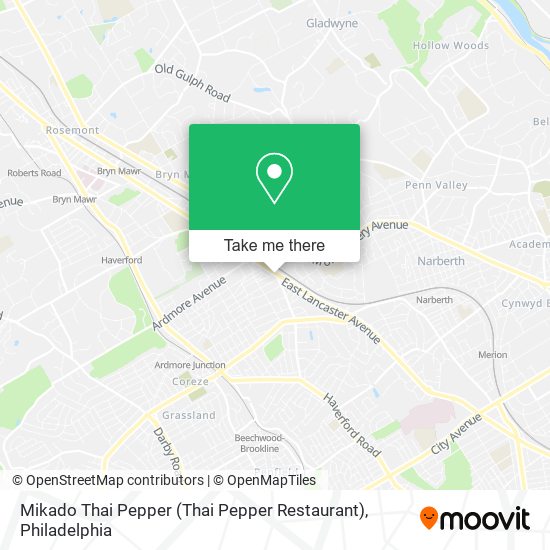 Mapa de Mikado Thai Pepper (Thai Pepper Restaurant)