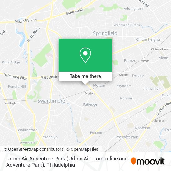 Urban Air Adventure Park (Urban Air Trampoline and Adventure Park) map