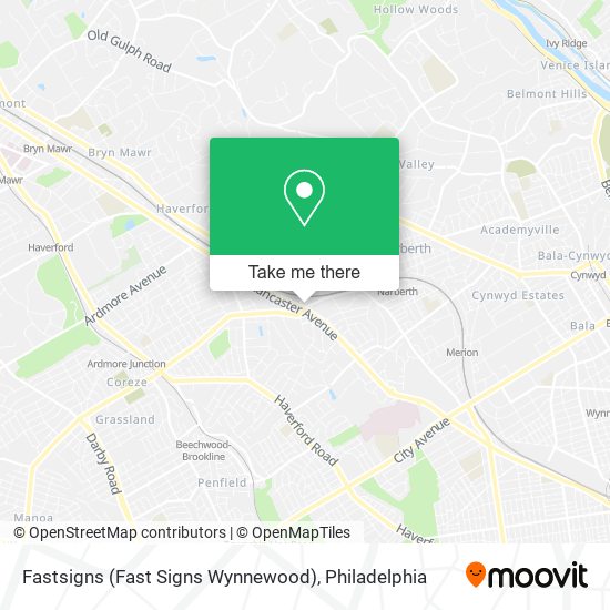 Mapa de Fastsigns (Fast Signs Wynnewood)