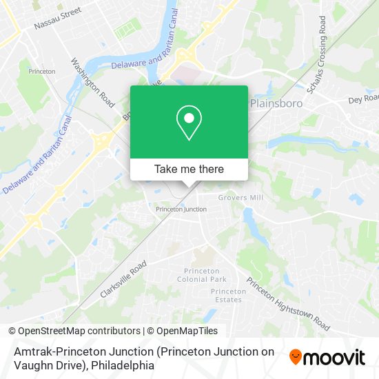 Mapa de Amtrak-Princeton Junction (Princeton Junction on Vaughn Drive)