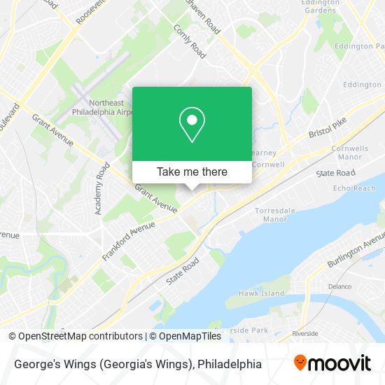 George's Wings (Georgia's Wings) map